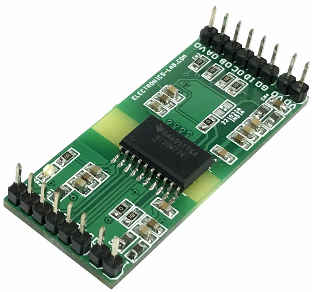 Isolator for SPI Interface with Inbuilt DC-DC Converter - Electronics-Lab