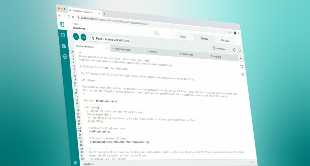 Arduino Cloud Editor