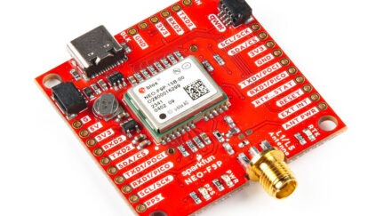 New SparkFun GNSS-RTK L1/L5 Breakout Board Features u-blox NEO-F9P Chip and Features a Qwiic Connector