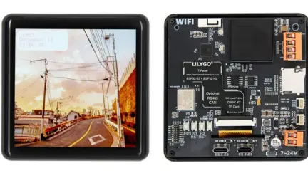 LILYGO T-Panel Combines ESP32-S3 and ESP32-H2 with A 4-inch HMI Display