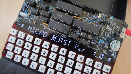 MicroBeast is A Z80-Based DIY 8-Bit Computer Kit