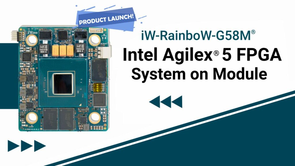 iWave Launches iW-RainboW-G58M: Intel Agilex 5 FPGA System on Module