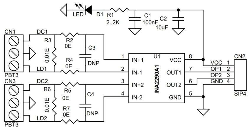 2 Channel Ultra-Precise Current Sensor - Electronics-Lab