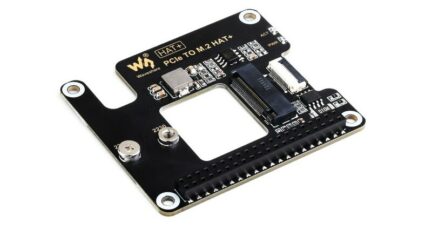 Waveshare’s PCIe to M.2 HAT+ for Raspberry Pi 5 is Priced at $8.99