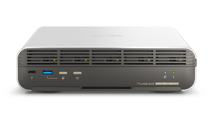 QNAP Thunderbolt-4 All-Flash NASbook is Designed for Video Production with Hot-Swappable M.2 SSDs