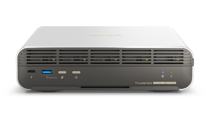 QNAP Thunderbolt-4 All-Flash NASbook is Designed for Video Production with Hot-Swappable M.2 SSDs