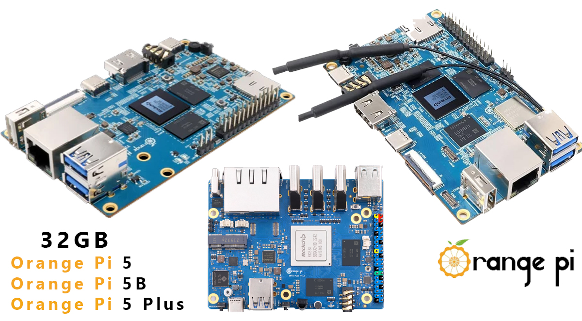 Orange Pi 5 Series Now Features 32GB RAM Options