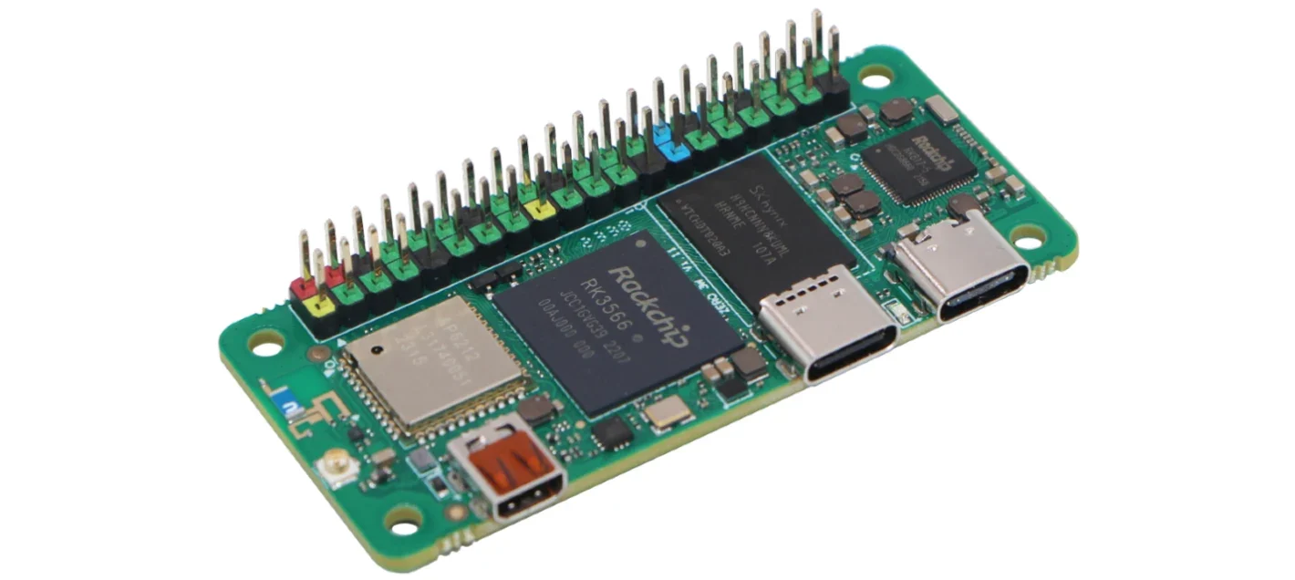 Radxa ZERO 3W – A Compact RK3566 SBC with Bluetooth 5.4 and Wi-Fi 6