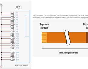 Raspberry Pi 5 PCIe Pinout cable - Electronics-Lab.com
