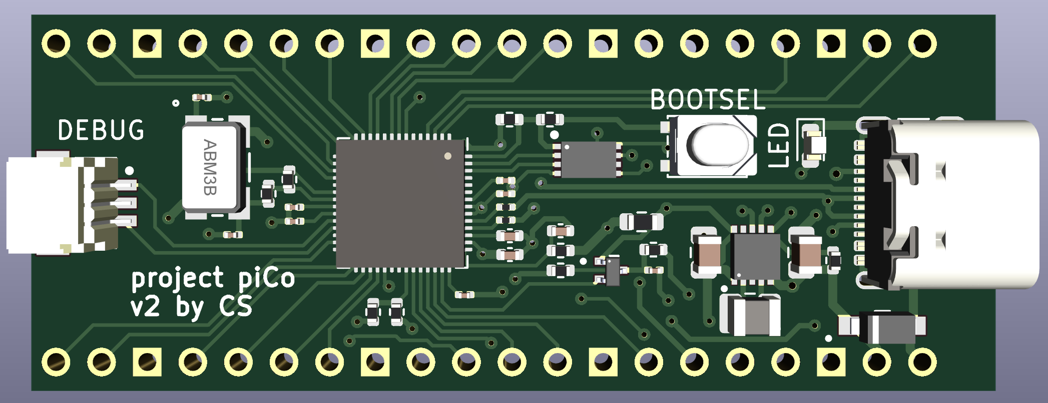 Project-piCo is an Open-Sourced Raspberry Pi Pico with a USB Type-C Port