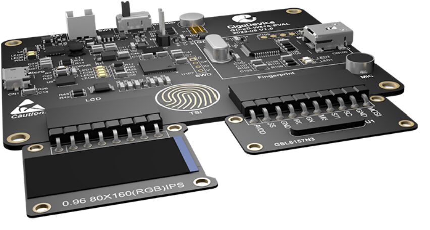 GigaDevice Releases GD32W515 Arm Cortex-M33 Based Development Board with Integrated Sensors and Display