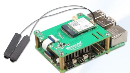Mcuzone MPW7 Wi-Fi 7 HAT for Raspberry Pi 5 Supports Google TPU