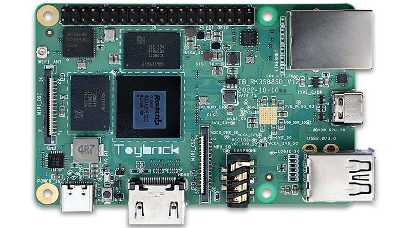 Toybrick TB-RK3588SD: A Rockchip RK3588S-Based SBC in Raspberry Pi Form Factor