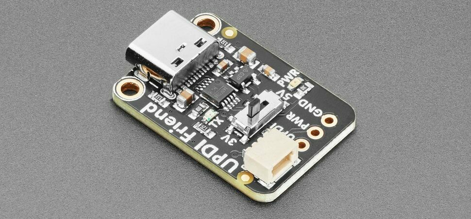 Adafruit released a newer and smaller ATtiny programmer – UPDI Friend