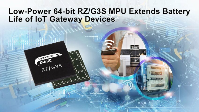 RZ/G3S 64-bit MPU for IoT Edge and Gateway Devices