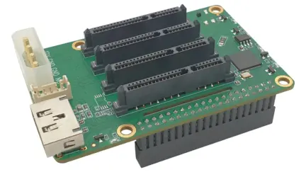 Radxa Penta SATA HAT for RPi and Rock Pi Supports up to 5, 100TB SATA HDD