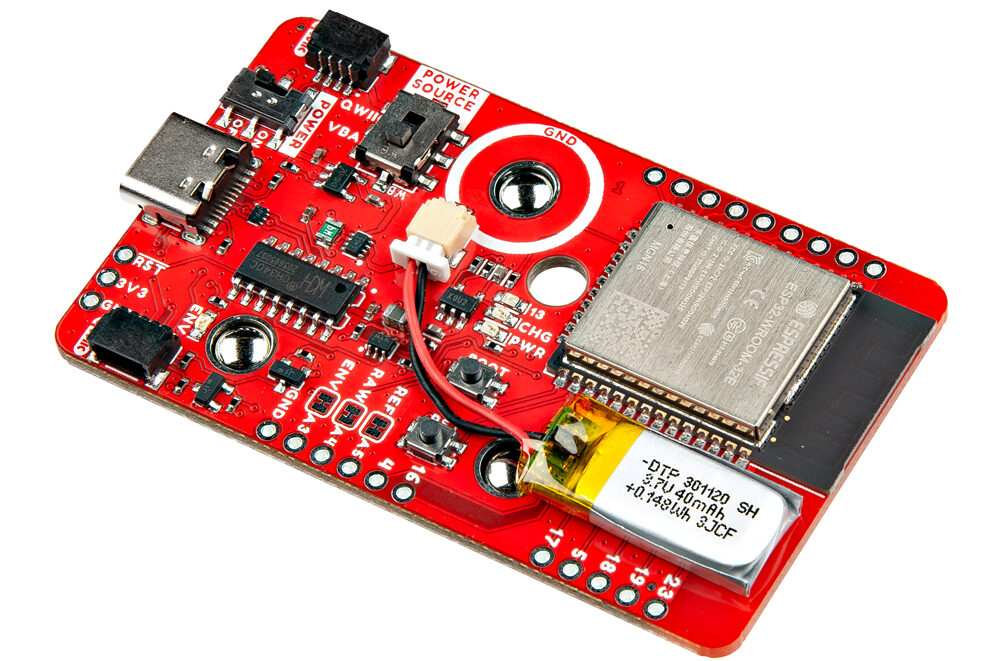 Advanced Muscle Sensing with SparkFun MyoWare 2.0 Wireless Shield Featuring an ESP32-WROOM Modul