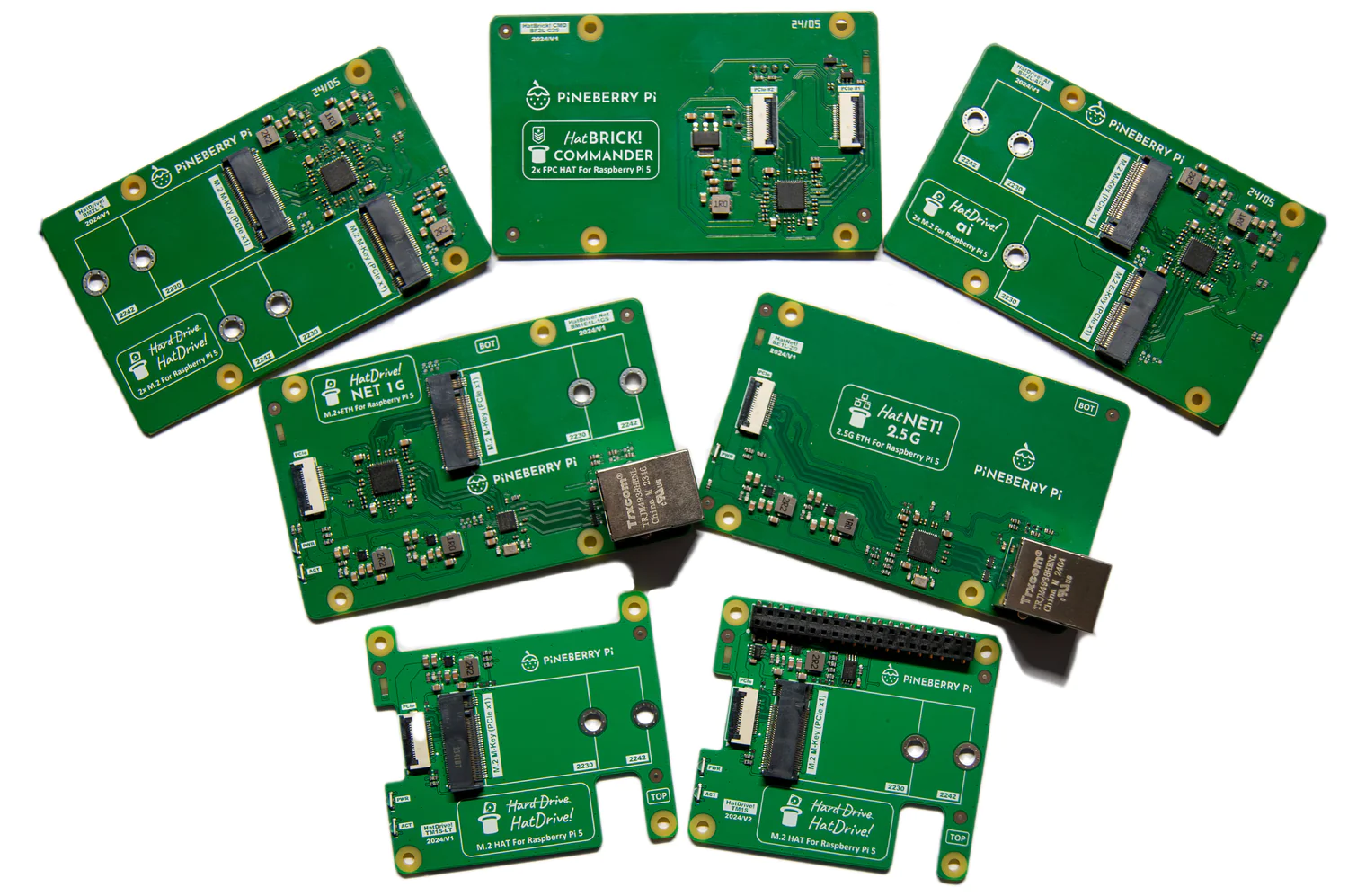 Pineberry Pi Launches New Range of Expansion Boards for Raspberry Pi 5 with Enhanced AI, Storage, and Networking Capabilities