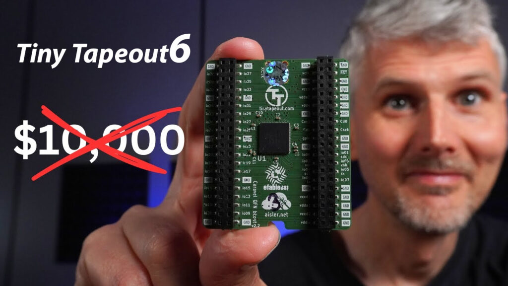 From Idea to Chip Design in Minutes – With Tiny Tapeout 6 You Can Design your Custom Silicon for Just $300