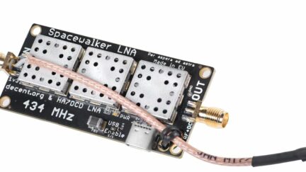 Spacewalker LNA 434 MHz is Designed to Improved Satellite Signal Reception