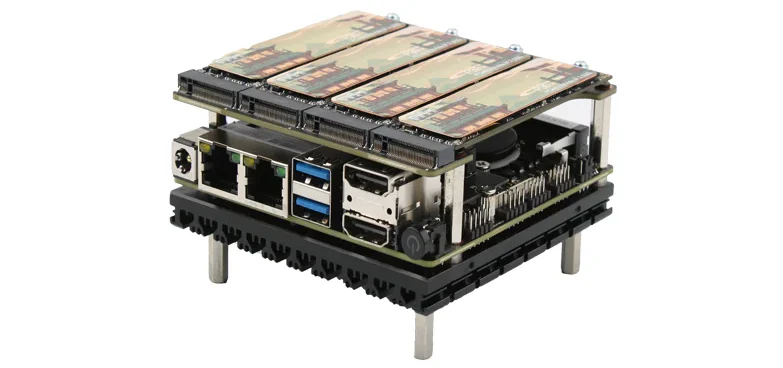 CWWK X86 P5 – A Compact Alder Lake N-Powered Development Board with 4 M.2 NVMe Expansion Support