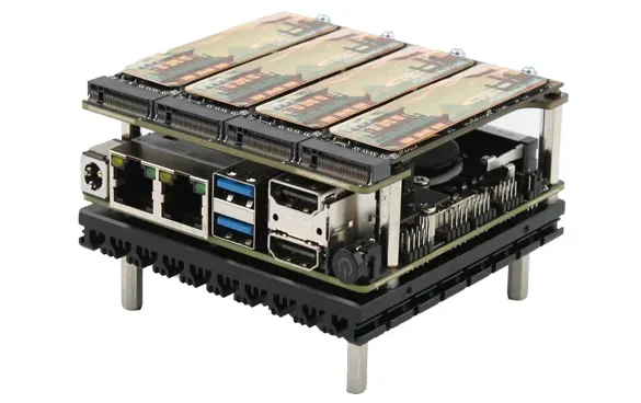 CWWK X86 P5 – A Compact Alder Lake N-Powered Development Board with 4 M.2 NVMe Expansion Support