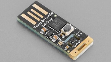 Adafruit’s Trinkey is A Thumb-Drive-Sized Temperature and Humidity Sensor
