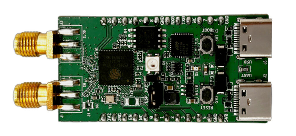 Espressif ESP32-C5 Test Board Features Dual USB-C Port and Dual SMA Connectors