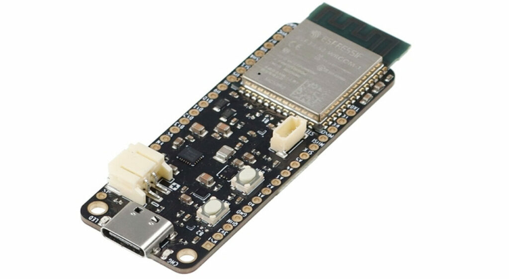 ESP32-S3 PowerFeather  An Adafruit Feather-shaped dev board with lithium battery and solar support