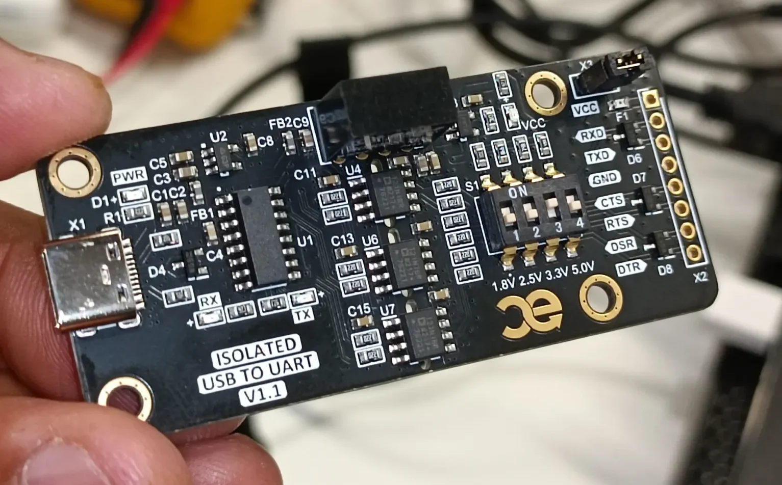 CAPUF Embedded Industrial Grade Isolated USB to UART Converter: Secure, Reliable, and Versatile