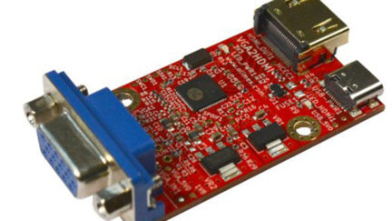 Olimex VGA2HDMI is an Open Source VGA to HDMI Converter Board