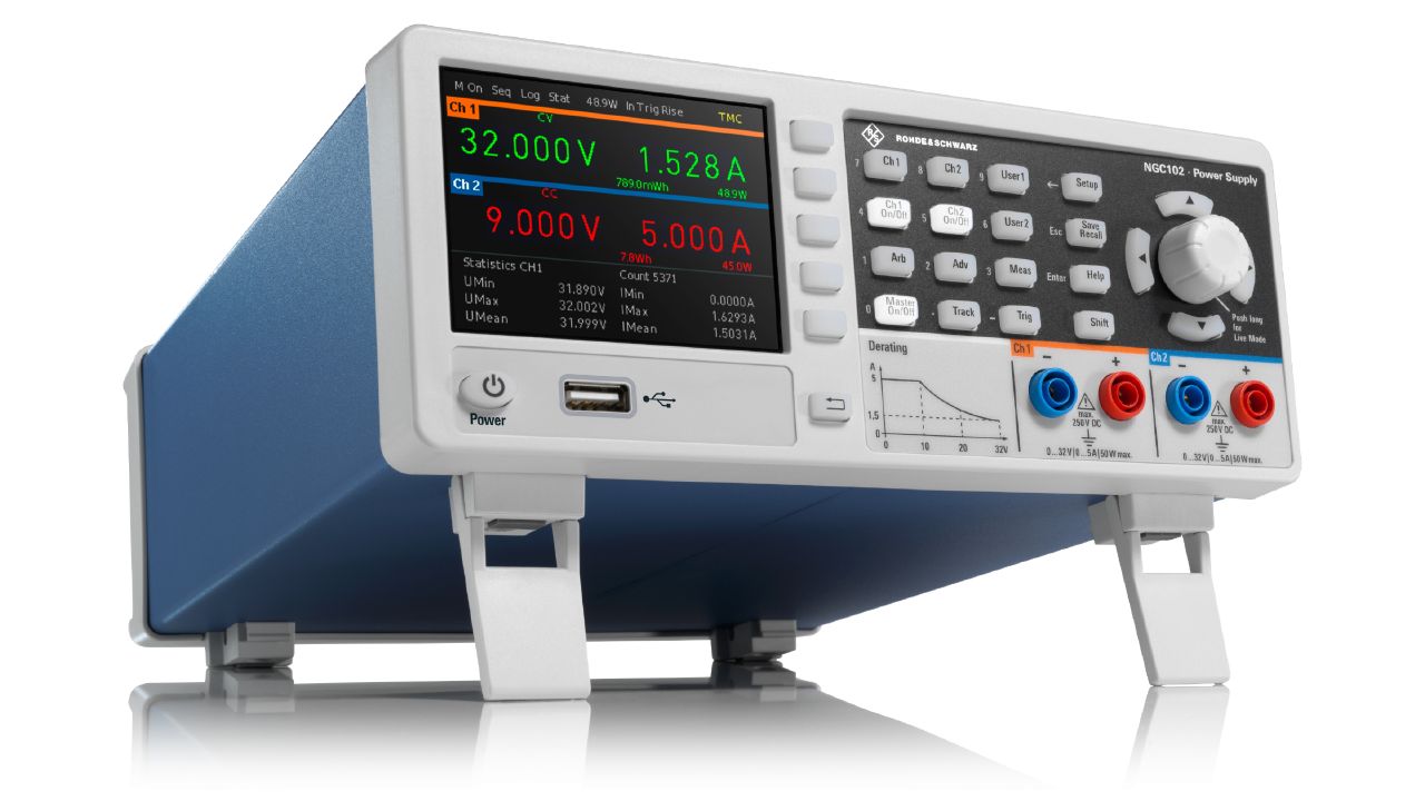 Rohde & Schwarz presents new R&S NGC100 power supply series with market-leading functions