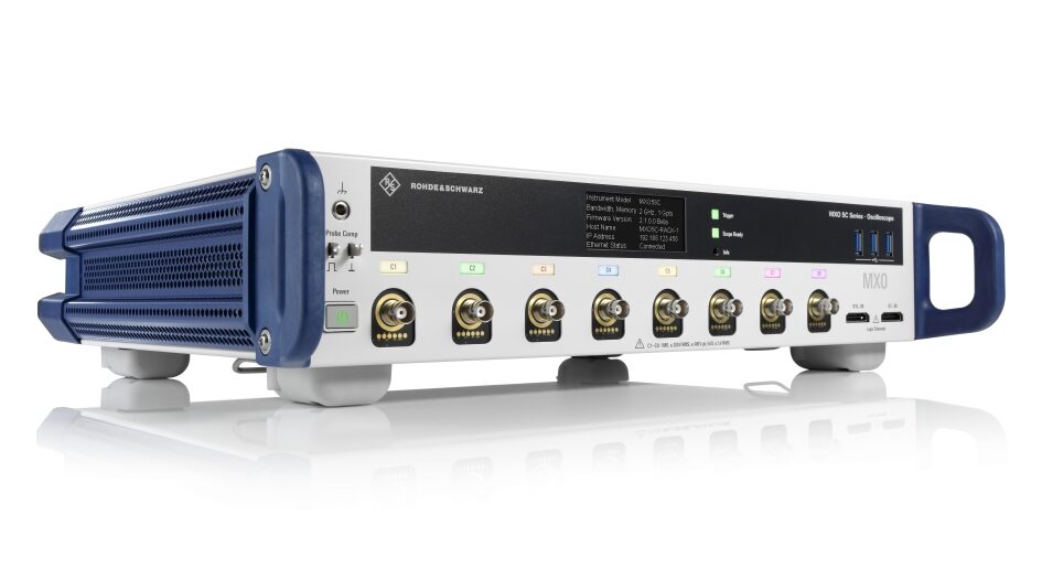 Rohde  Schwarz introduces the MXO 5C series the worlds most compact oscilloscope with up to 2 GHz bandwidth