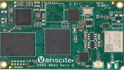 New DART-MX93 System on Module by Variscite Brings Machine Learning to Compact, Cost-Optimized, Rugged Edge Devices