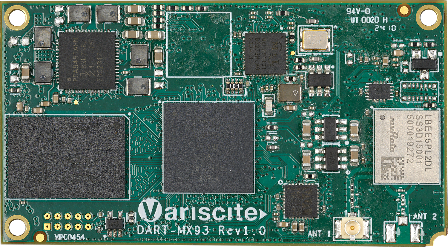 New DART-MX93 System on Module by Variscite Brings Machine Learning to Compact, Cost-Optimized, Rugged Edge Devices