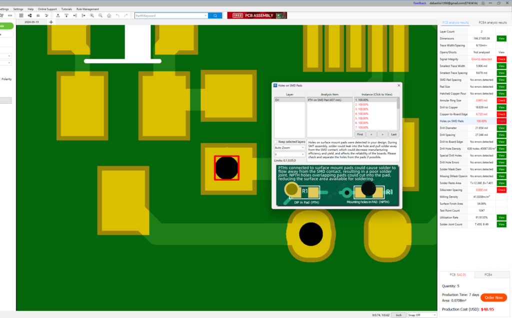 Review of HQDFM – A Tool from NextPCB for Easy Analysis of your PCB