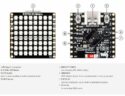 Waveshare ESP32-S3-Matrix Dev Board Features A 8×8 RGB LED Matrix with Attitude Sensors