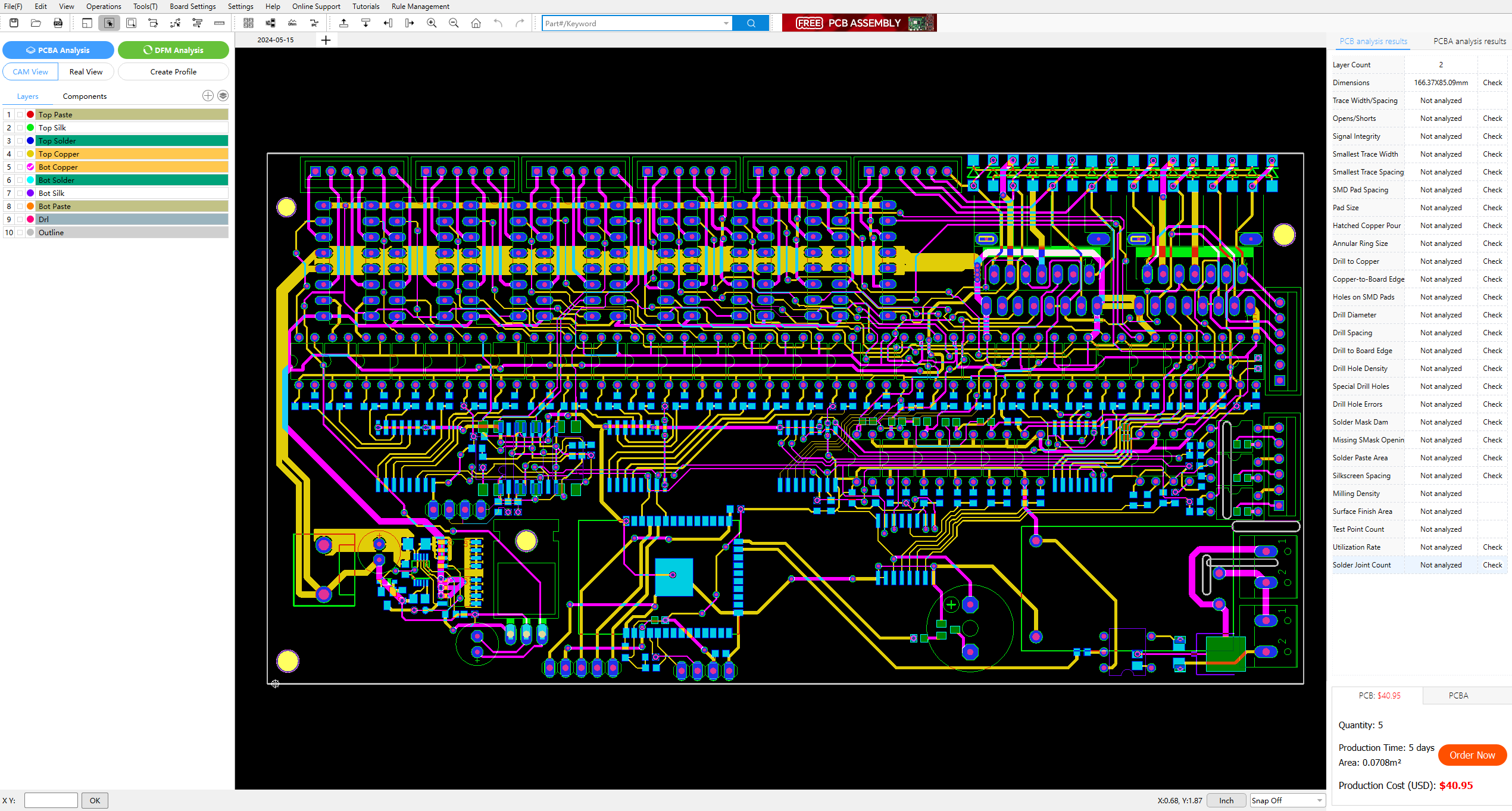 Review of HQDFM - A Tool from NextPCB for Easy Analysis of your PCB ... image.