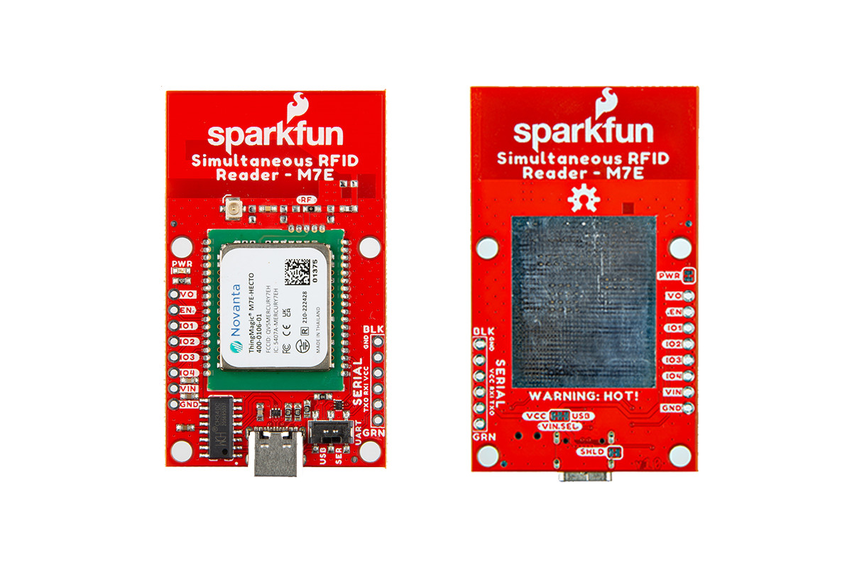 SparkFun M7E Hecto RFID Reader - A Simultaneous RFID Reader with USB-C ...