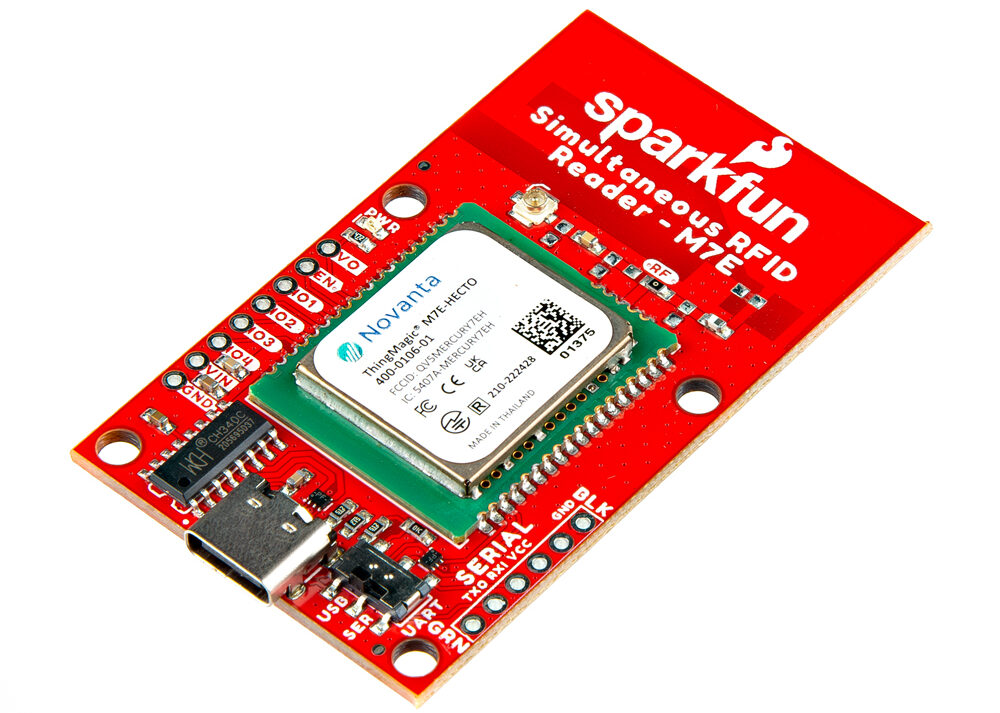 SparkFun M7E Hecto RFID Reader – A Simultaneous RFID Reader with USB-C Interface