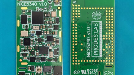 Stefano Viola’s NiCE5340 SoM Features nRF5340 SoC and iCE40 FPGA in a compact From Factor