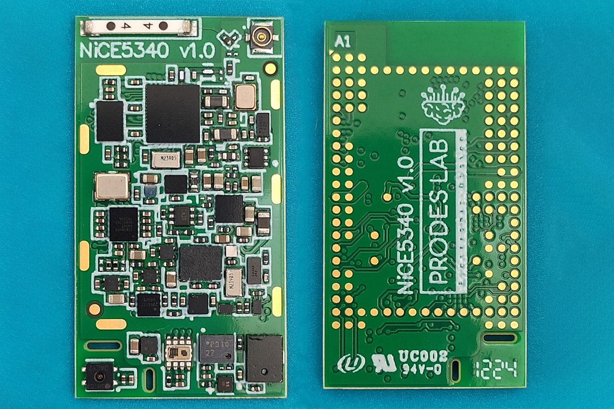 Stefano Viola’s NiCE5340 SoM Features nRF5340 SoC and iCE40 FPGA in a compact From Factor