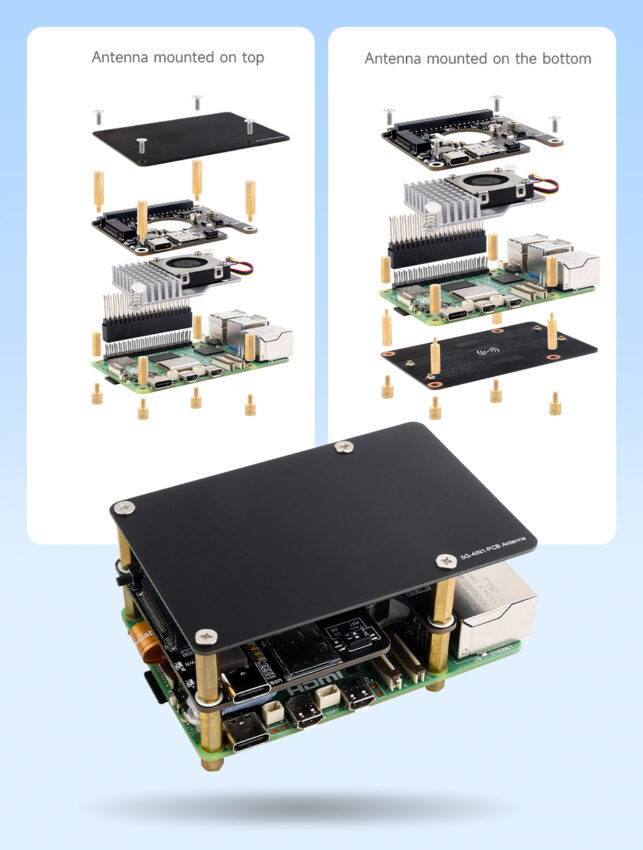Waveshare PCIe-Based 5G HAT for Raspberry Pi 5 is Compatible with ...