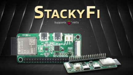 SB Components StackyFi A ESP32-S3 Board in Raspberry Pi Zero From Factor