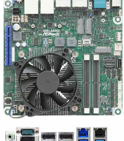 ASRock IMB-A8000 Mini-ITX Motherboard comes with several AMD Ryzen APU options