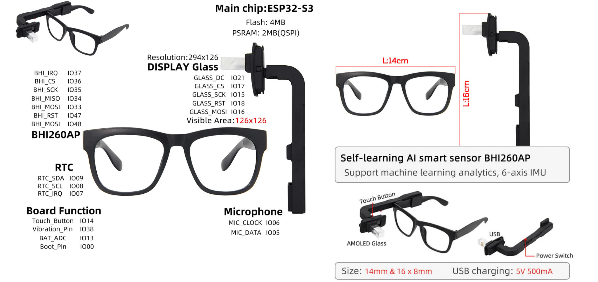 LILYGO TGlass IS A Google Glass Like Smart Glass Powered by an ESP32