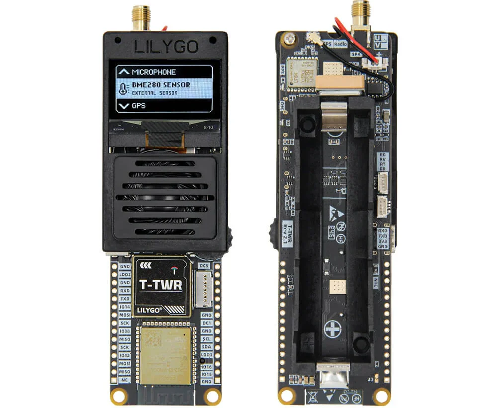 LILYGO’s T-TWR REV2.1 – An ESP32-Based Walkie Talkie Development Board with GPS Functionality LILYGO’s T-TWR REV2.1 – An ESP32-Based Walkie Talkie Development Board with GPS Functionality