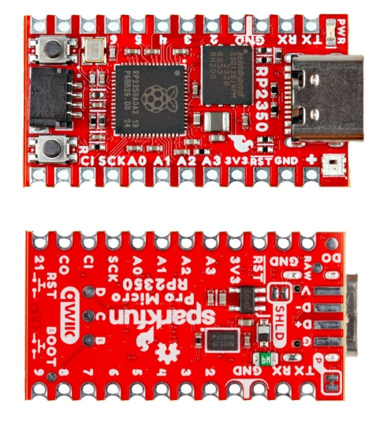 SparkFun Pro Micro-RP2350: Dual-Core Cortex-M33 and RISC-V ...