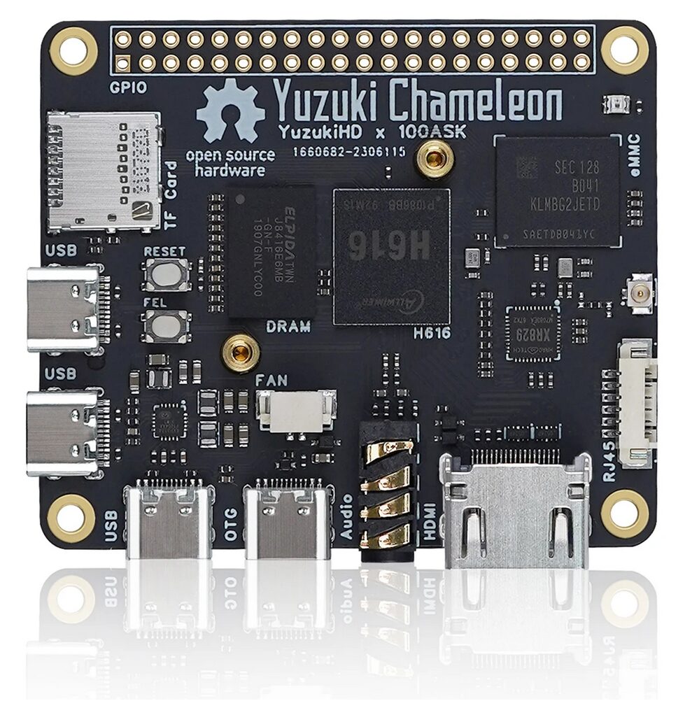 Yuzuki Chameleon: Affordable and Versatile Raspberry Pi