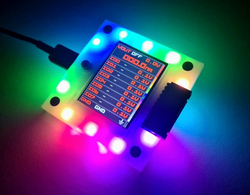 Bus Pirate 5XL and 6 hardware debugging tools with color terminal